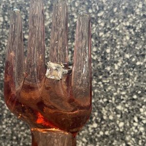 Ring faux diamond (not a real diamond) Size 6.5